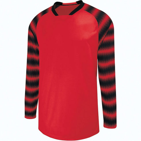 Russell Athletic Youth Prism Goalkeeper Jersey (324361), Color 'Scarlet/Black'